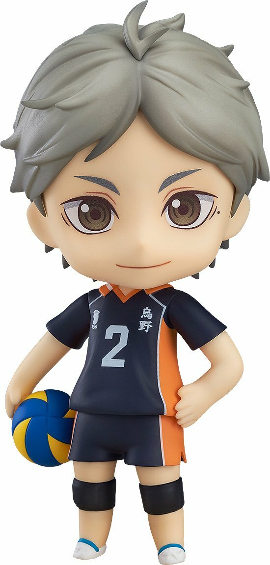 Nendoroid 665 Haikyu!! KOSHI SUGAWARA Action Figure ORANGE ROUGE