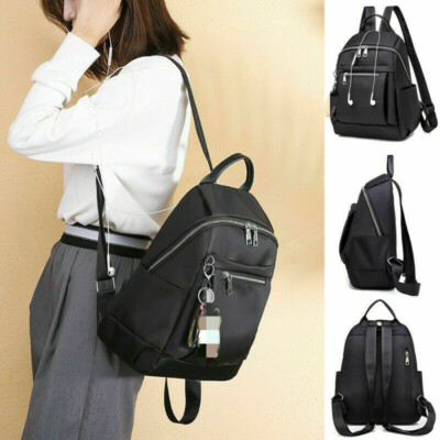 Zaino Donna Ragazza tessuto Oxford Borsa Zainetto antifurto Viaggi Backpack  Bags | eBay