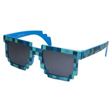 grinderPUNCH Pixelated 8 Bit "Buddy" Non Prescription Kids to Adults Sunglasses