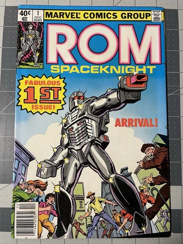 ROM The Space Knight #1 Marvel, DEC 1979 vol. 1 Frank Miller cover art Newsstand