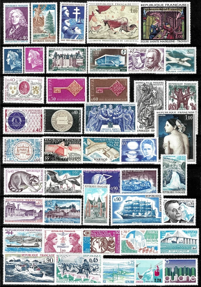 France 1960 / 1980 ☀  MNH(**) collection - Image 2 of 3