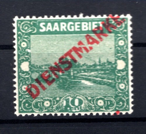 Saar Service 3 Pfiii Abart MNH Unstamped (T4946