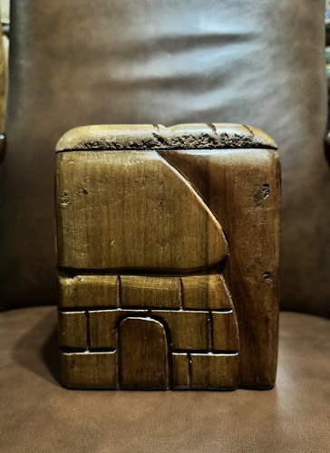 Pier 1. Imports ghanain collection Wooden carved Chest - Picture 6 of 8