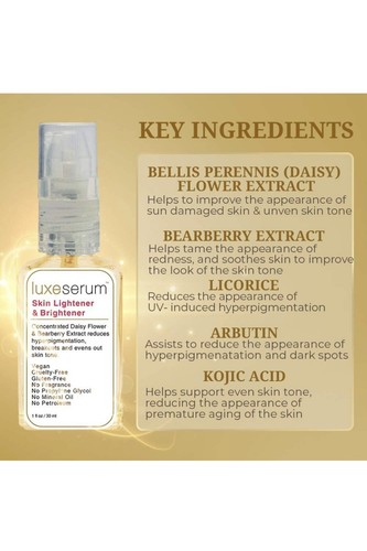 Luxeserum Hautaufheller & -aufheller hypoallergenes Serum 1 Flüssigunze - Bild 5 von 5