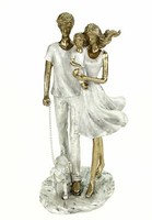 Formano Dekofigur Familie Mit Hund Modern Couple Skulptur 26 Cm Liebe Paar