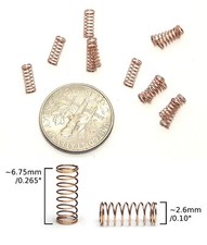 12 1988 AFX TOMY Turbo Slot Car Pick Up Shoe STEEL SPRINGS Unused OEM RareFind