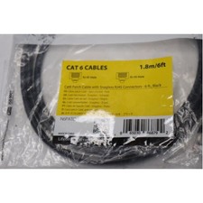 Startech N6LPATCH35BK 35FT BLACK CAT6 ETHERNET CABLE LSZH SNAGLESS PATCH CABLE L