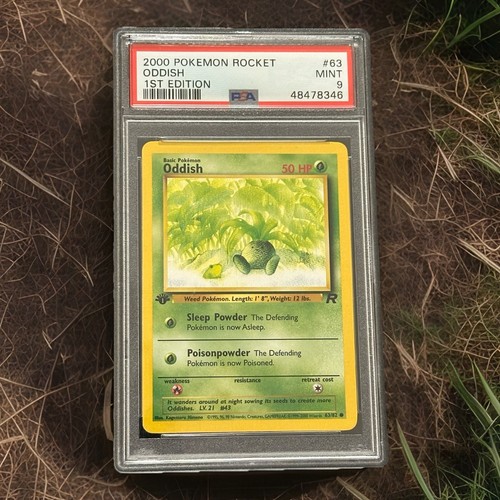 Oddish (1st Edition) graded PSA 9 for sale on eBay