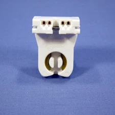 Leviton 13353-N Fluorescent Lamp Holder Socket Medium Bi-Pin T-8 T-12 LowProfile