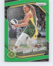 2025 Panini Prizm WNBA #77 Gabby Williams Green Prizms Seattle Storm