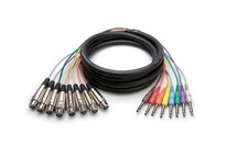 Hosa STX-803F Snake 1/4"" TRS to XLR Female 3m