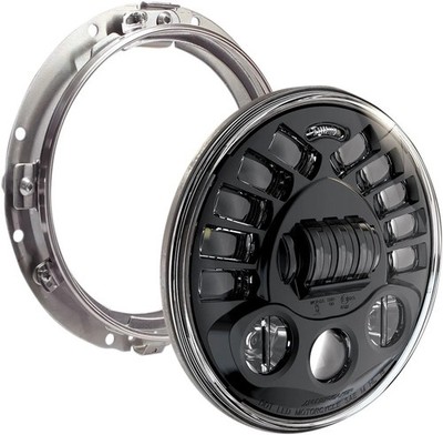 J.W. LAUTSPRECHER 0555051 ADAPTIVE LED SCHEINWERFER 2 DA 7'' BMW R 90 S 1976