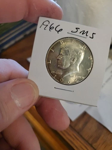 1966 SMS Kennedy Half Dollar Gem BU Special Mint Set 40% Silver
