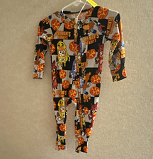 Five Nights at Freddy's Unisex 0-3M Zip Footless Sleeper One-Piece PJs