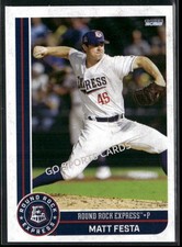 2025 Round Rock Express Matt Festa RC Rookie Rangers Minor League