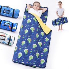 Nap Mat with Pillow Blanket Set: Dinosaurs Sleeping Mats for - Thick Large Ro...