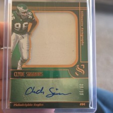 2024 Panini Silhouette Clyde Simmons Eagles SA-CSS Auto /99
