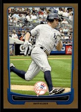 2012 Bowman Gold - Brett Gardner #11 New York Yankees