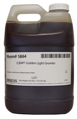 Briess Golden Light Liquid Malt Extract (32 lbs) for Home Brew Beer Making