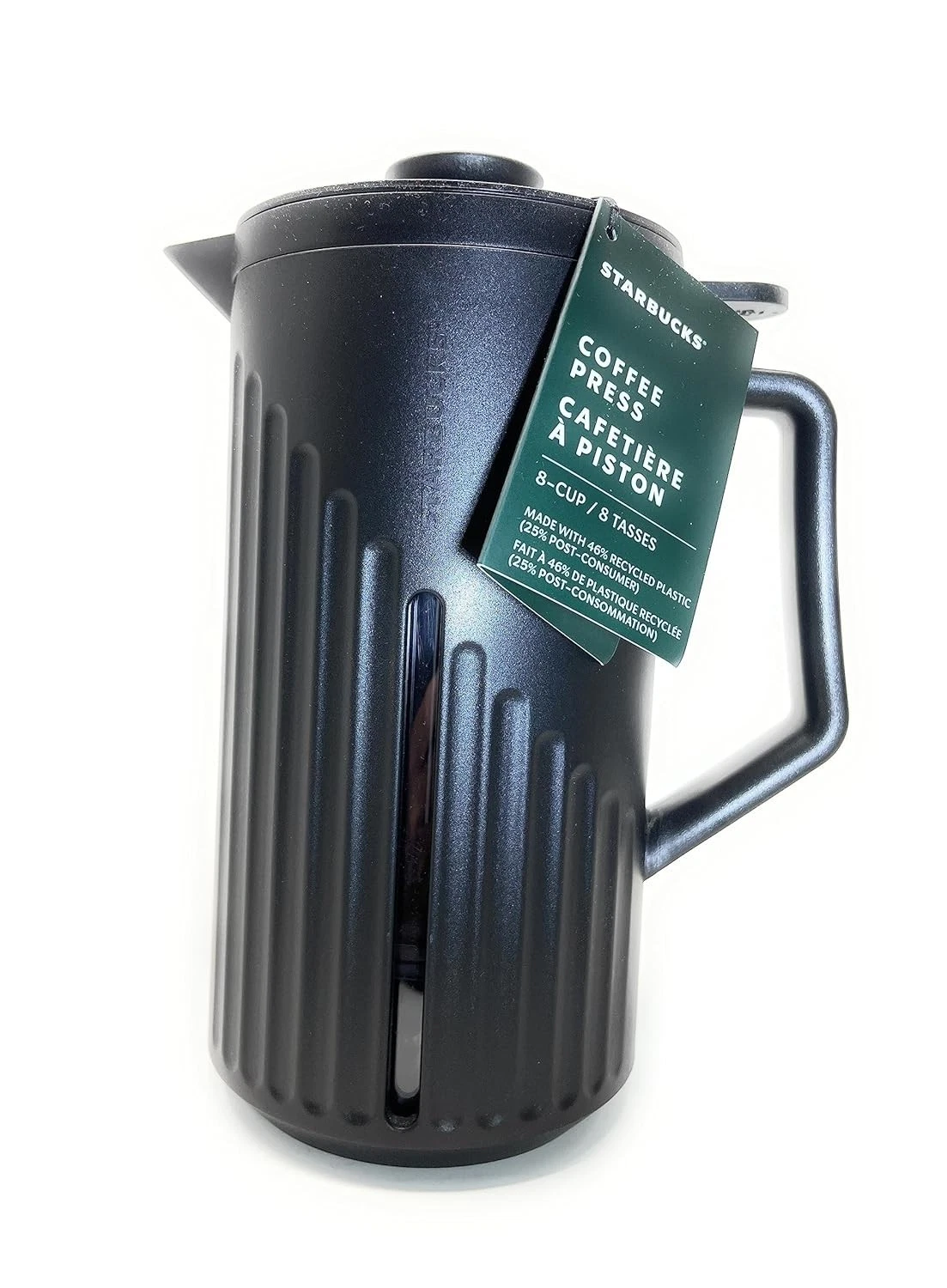 Starbucks Coffee Press Double Filter French Press Coffee Maker 8 Cup Black