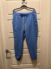 FIGS Technical Collection Zamora Jogger Scrub Pants Light Blue