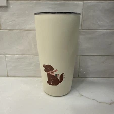 NWT Starbucks x MiiR Holiday 2025 Winter White Puppy Stainless Steel Tumbler
