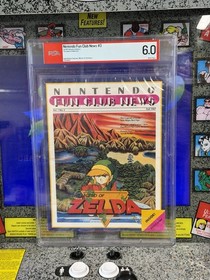 Oto&ntilde;o 1987 Nintendo Fun Club News V1 #3 The Legend of Zelda NES Nintendo PSA 6.0