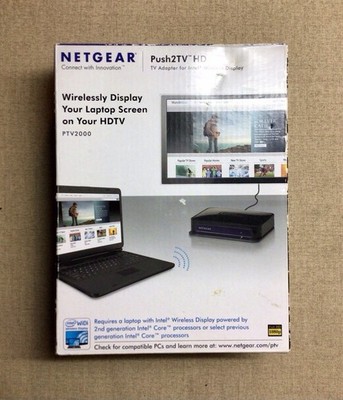 Netgear Push2TV HD Wireless Display Your Laptop Screen On Your HDTV