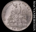 Peru: 1887 TF One Silver Sol - Choice Brilliant Uncirculated  Lustrous  #L7369 — photo 1