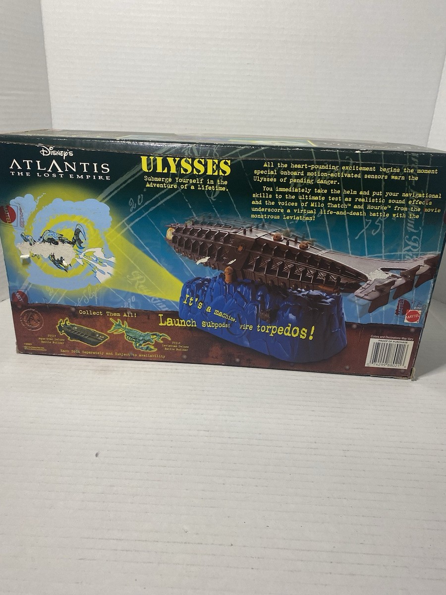 Atlantis The Lost Empire Ulysses Battle Vessel Disney Mattel 2000