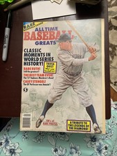 All Time Baseball Greats Magazine Vintage 1990 Starlog Intl. Babe Ruth Cover 