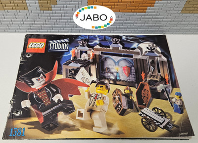 ( OK O8/12 ) Lego Studios Bauanleitung 1381 Vampire's Crypt Gelocht