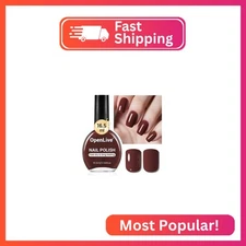 OpenLive 16.5ml Brown Nail Polish Large Volume Quick Drying Nail Polish, Fast Dr