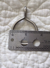 28 Silver tone Curtain Rings with Eyelet