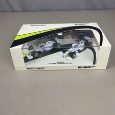 MINICHAMPS 1:43 2009 Brawn GP Australian GP 1-2 Finish Button Ltd Ed w/ Case