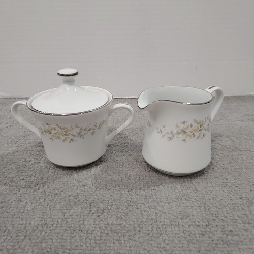 Vintage Crown Victoria China “Carolyn” Yellow Roses Cream Sugar Set Japan