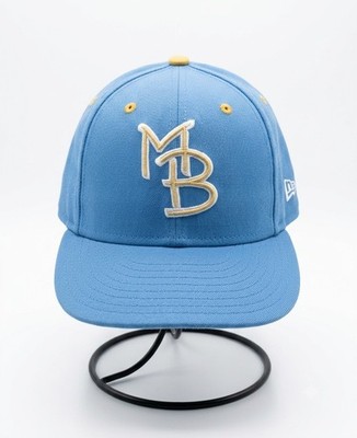 New Era 59FIFTY Myrtle Beach Pelicans Low Profile Fitted Hat Size 7 1/4 Light...