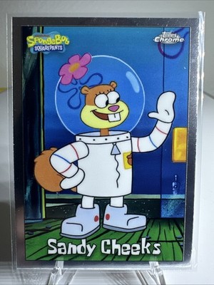 Sandy Cheeks No. 27 Base SpongeBob Topps Chrome 2025 25th Anniversary Near Mint