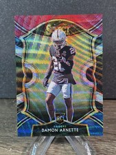 2020 Panini Select #92 Damon Arnette Tri-Color Prizm #/19 Raiders Rookie