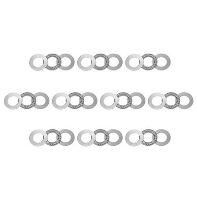 10pcs AXK2035 Thrust Needle Roller Bearings with AS2035 Washers