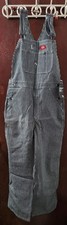 Dickies Hickory Stripe Bib Overalls 30x30 NWT