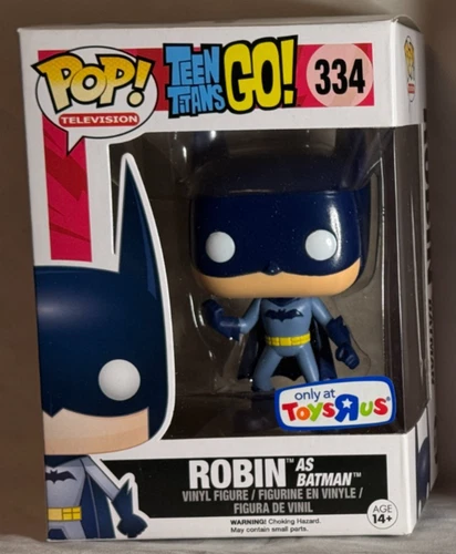 Robin as Batman Funko POP! Television #334 Teen Titans GO! Toys R Us Exclusive