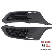 Set of 2 Left Driver and Right Passenger Side Front Bumper Grille Grill Fog