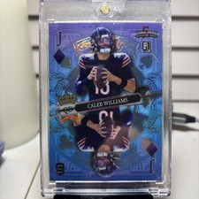 Caleb Williams 2024 Wild Card 5 Card Draw Stacked Deck Rookie 1/1