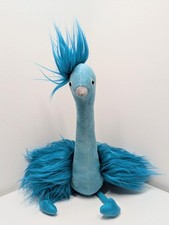 NEW Jellycat Fou Fou Peacock Rare Retired Genuine Authentic