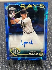 2024 Topps Chrome Sapphire Edition - Autographs Curtis Mead #CSA-CME /199...