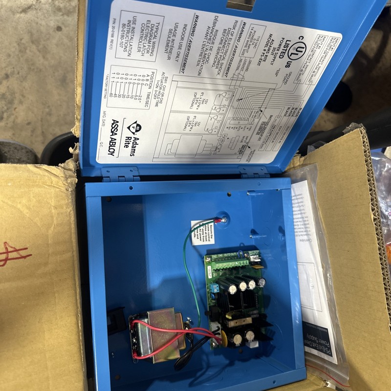 Adams Rite PS-EXIT Power Supply for EL,LR or Motorized Latch Retraction Devices