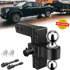 Adjustable Trailer Hitches Fits 2.5 Inch Receiver 6 Inch Drop Rise Truck Hitch Adjustable Trailer Hitches Fits 2.5 Inch Receiver 6 Inch Drop Rise Truck Hitch