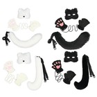 Therian Mask and Tail Set Fancy Dress for Kids Adults Halloween Costume Paw