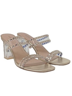 KATE GRAY Absatz Pantoletten Damen Pantoletten Gr. DE 39 weiß Party-Look
